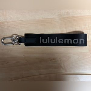 LuluLemon Never Lost Black Key Chain